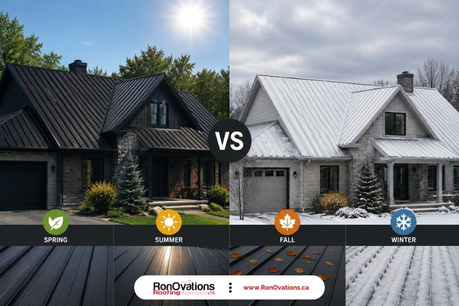 Best Color for a Metal Roof in Ontario