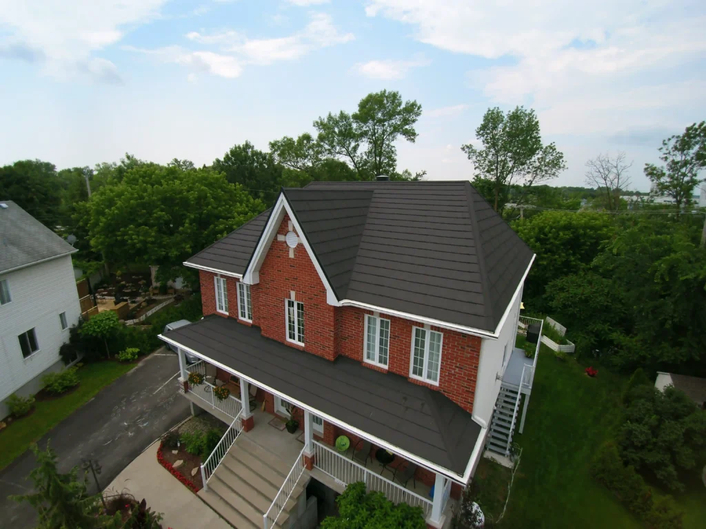 modern metal roofing system installed on Ontario home exterior