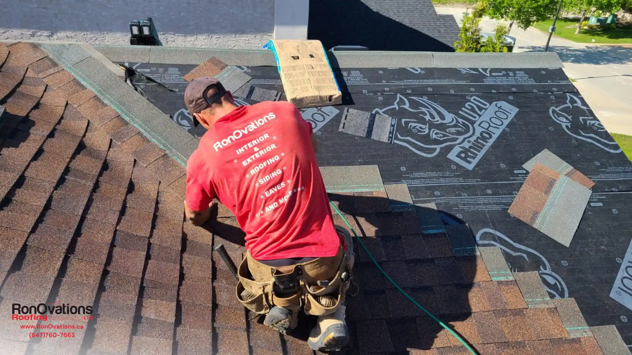 completed roofing project for homeowner in Canada2