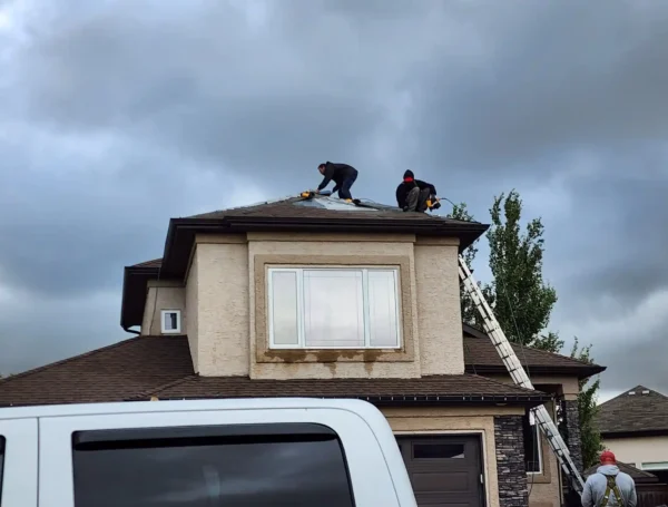 Professional roof repair service by experienced roofing contractors