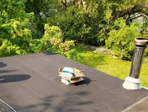residential flat roof waterproofing installation