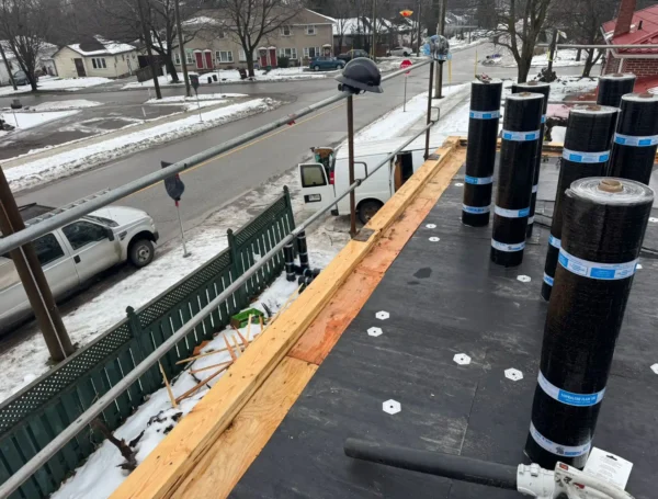 torch down flat roofing installation process