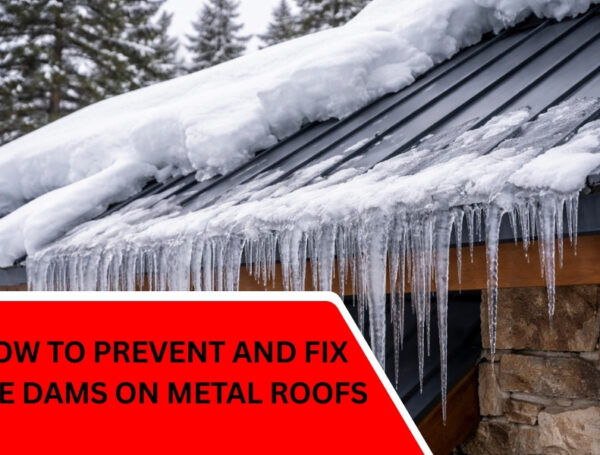 How to Prevent and Fix Ice Dams on Metal Roofs