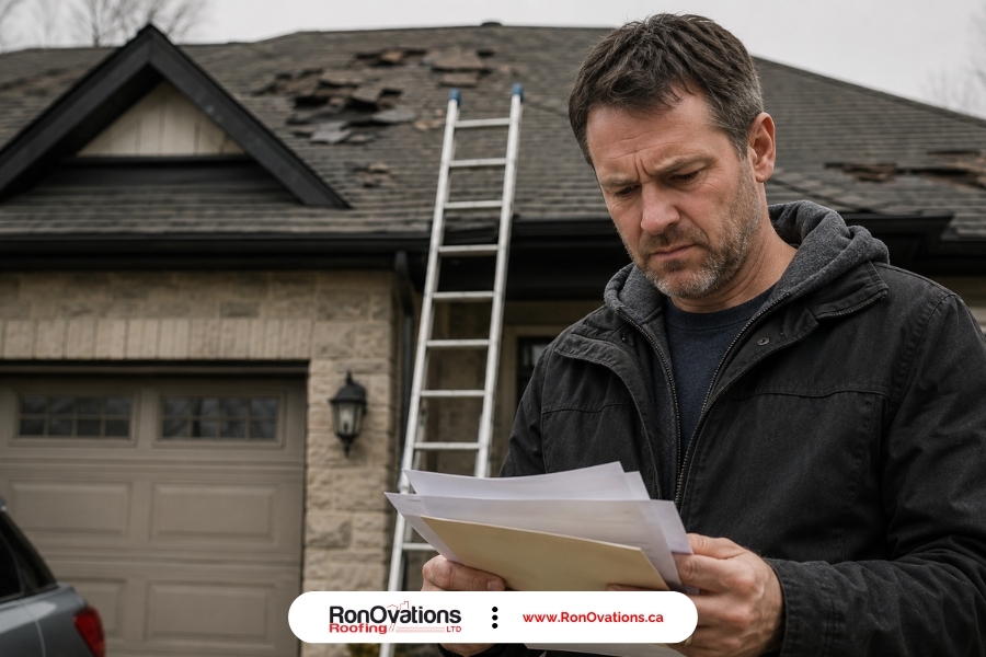 Roofing Warranty Claim Denied? (5 Common Mistakes That Void Your Warranty)- RonOvations roofing comapny in Onatrio, Alberta, Manitoba
