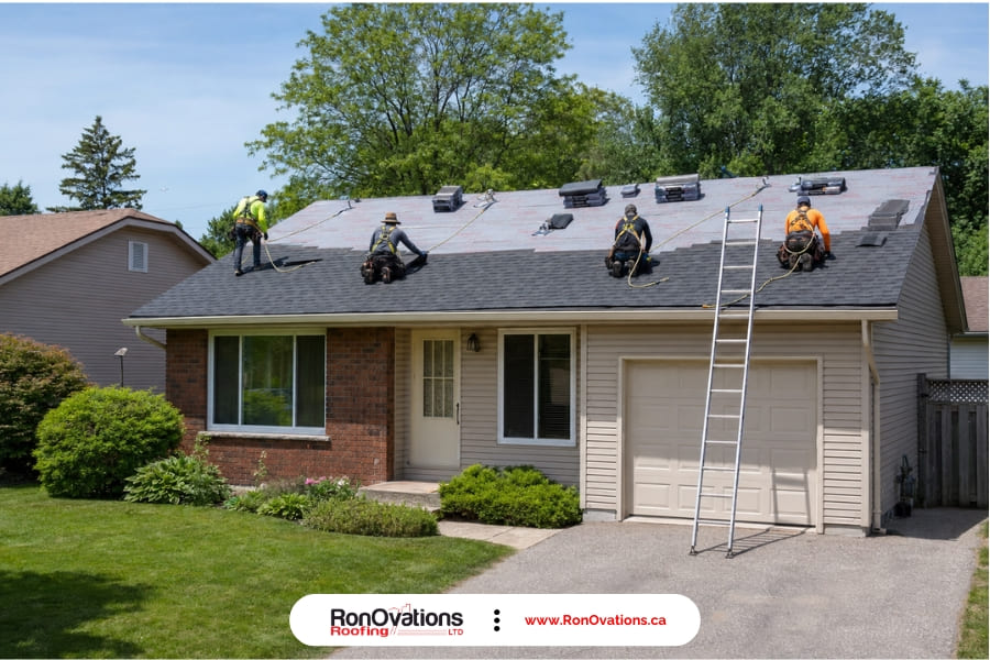 Roof replacement timeline for a 1500 sq ft house