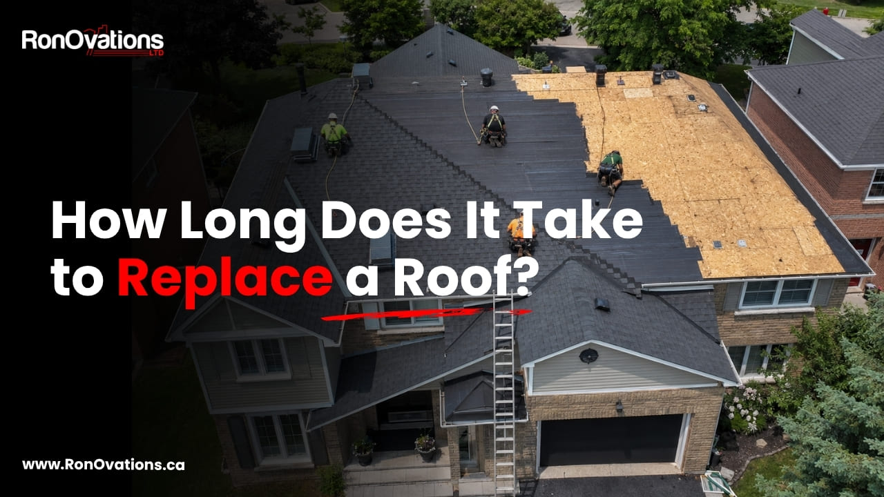 How long does it take to replace a roof on a Canadian home