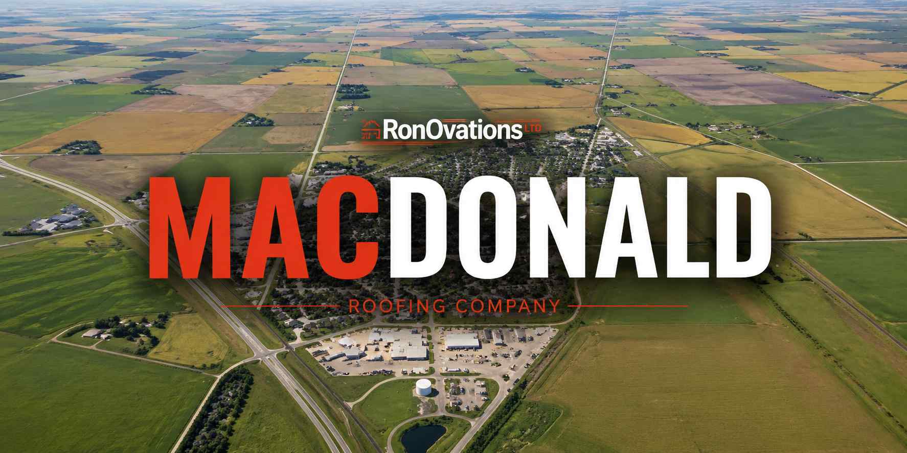 Macdonald Manitoba community near Oak Bluff and La Salle served by RonOvations roofing services