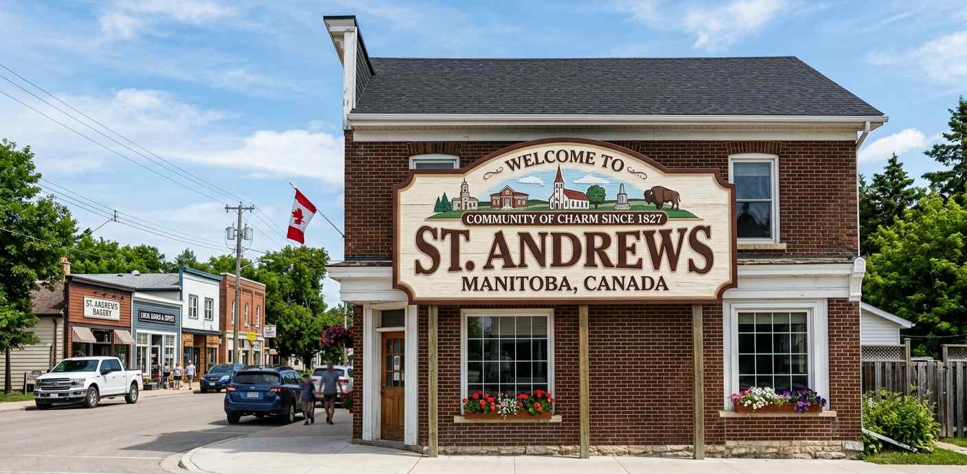 St. Andrews Manitoba community near the Red River served by RonOvations roofing services