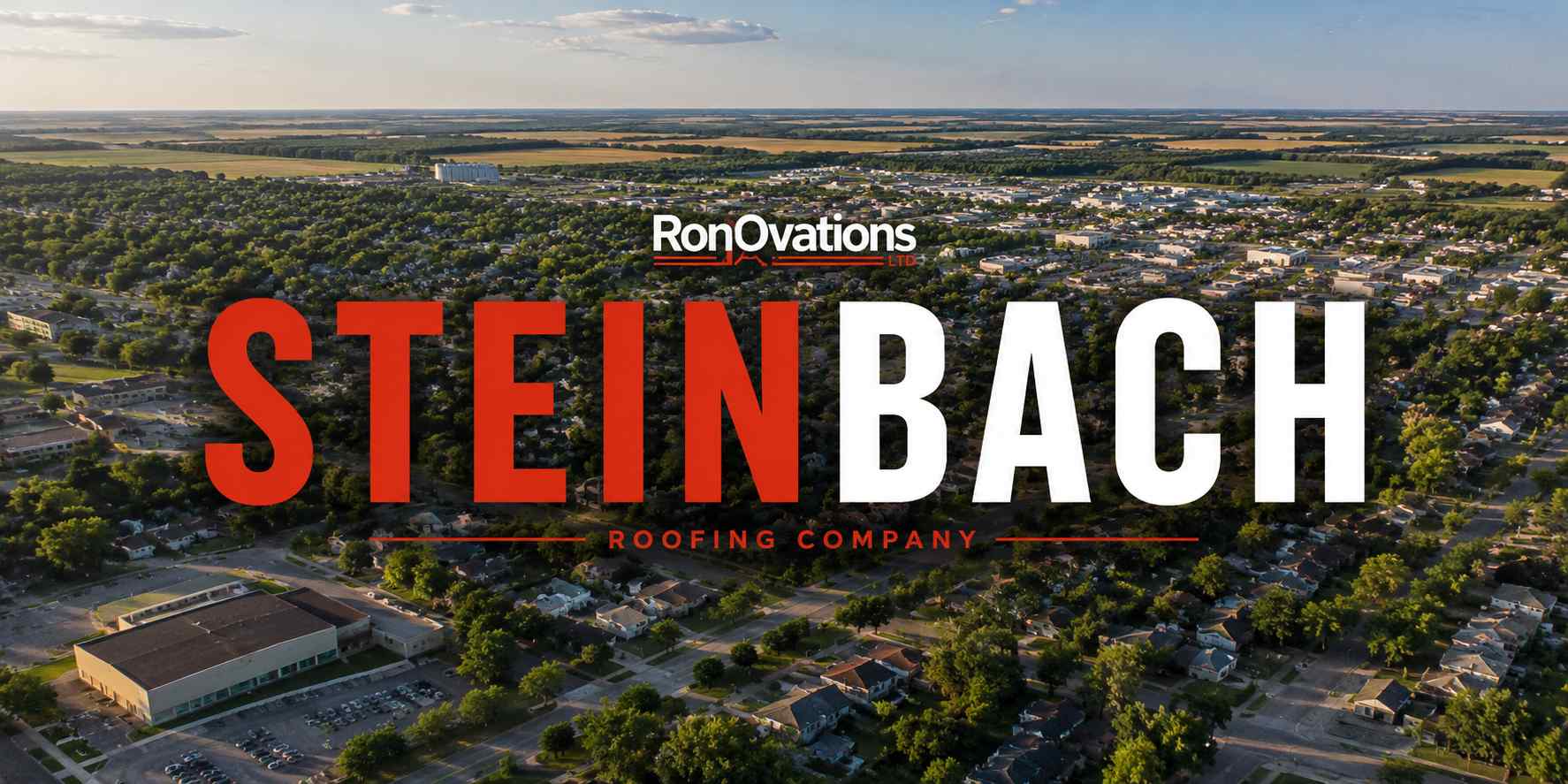 Steinbach Manitoba community served by RonOvations roofing services in southeastern Manitoba