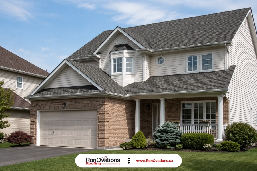 best roof colour for resale on a red brick Ontario house