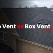 Ridge vent vs box vent Canada comparison on different roof sections