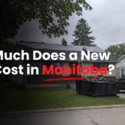 Roof replacement on a Winnipeg Manitoba home