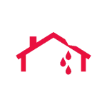 Roof leakage icon