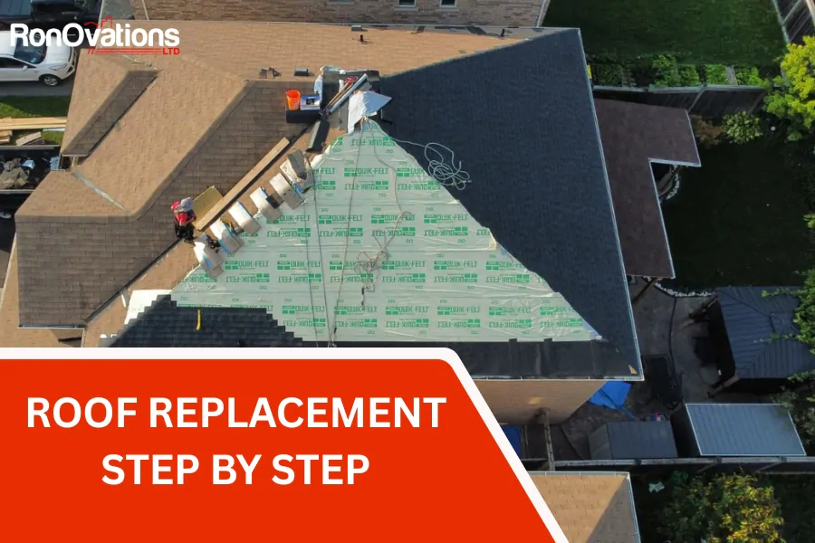 how to replace a roof step by step
